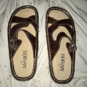 Womens Alegria sandals never been worn